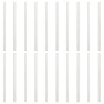 Sichtschutzstreifen 10 Stk. Grün 252,5x19 cm PVC