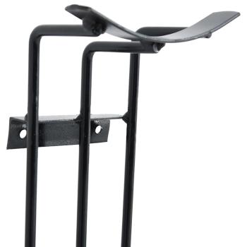 Fass-Hindernis-Halter 2 Stk. Schwarz Stahl