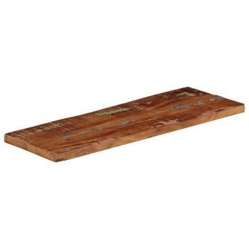 ARDEBO.de - Tischplatte 90x40x3,8 cm Rechteckig Altholz Massiv