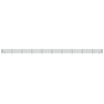 Maschendrahtzaun mit Bodenhülsen Grün 1,1x25 m