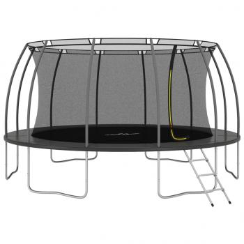 Trampolin-Set Rund 488x90 cm 150 kg