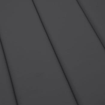 Sonnenliegen-Auflage Melange Anthrazit 200x70x4 cm Stoff