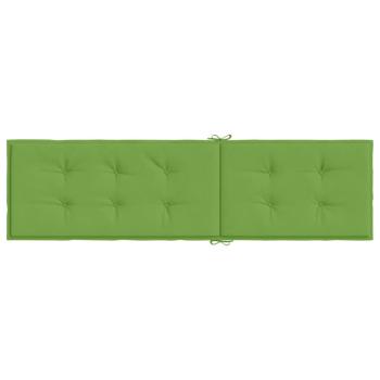 Liegestuhl-Auflage Melange Grün (75+105)x50x3 cm Stoff
