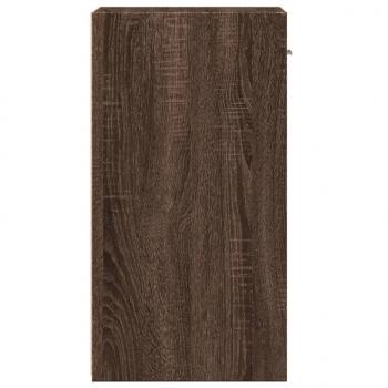 Nachttische 2 Stk. Braun Eichen-Optik 35x34x65 cm Holzwerkstoff
