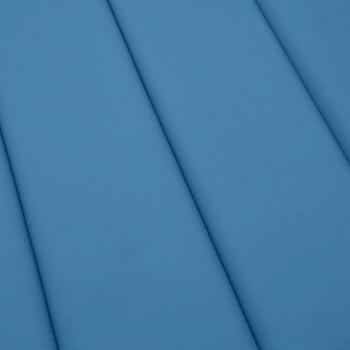 Sonnenliegen-Auflage Melange Blau 200x60x4 cm Stoff