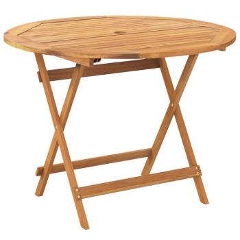 ARDEBO.de - 5-tlg. Garten-Essgruppe Stoff und Massivholz Cremeweiß