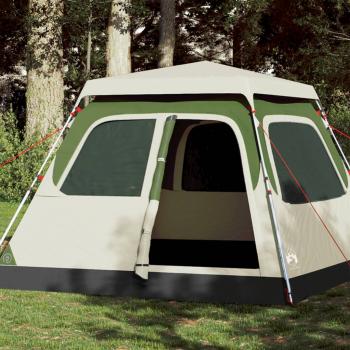 ARDEBO.de - Kuppel-Campingzelt 4 Personen Grün Quick Release