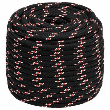 Bootsseil Schwarz 16 mm 100 m Polypropylen