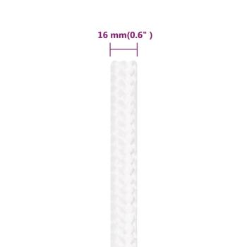 Bootsseil Weiß 16 mm 250 m Polypropylen