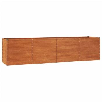 Hochbeet Rostig 320x80x77 cm Cortenstahl