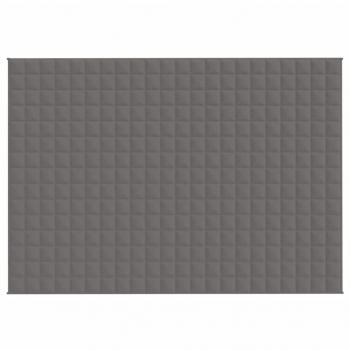 Gewichtsdecke Grau 155x220 cm 7 kg Stoff