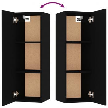 5-tlg. TV-Schrank-Set Schwarz Holzwerkstoff