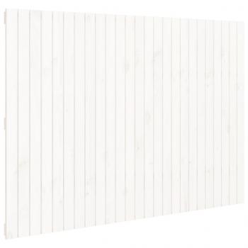 Wand-Kopfteil Weiß 159,5x3x110 cm Massivholz Kiefer