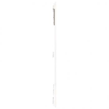 Wand-Kopfteil Weiß 159,5x3x110 cm Massivholz Kiefer
