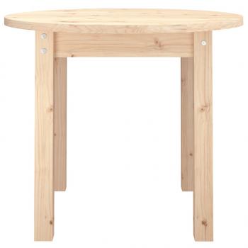 Couchtisch Ø 55x45 cm Massivholz Kiefer