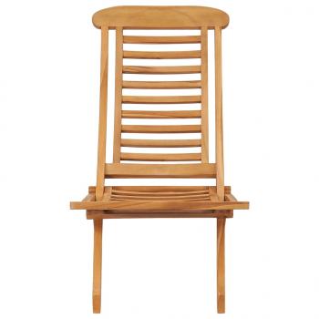 Gartenstuhl Klappbar 50x90x69 cm Massivholz Teak