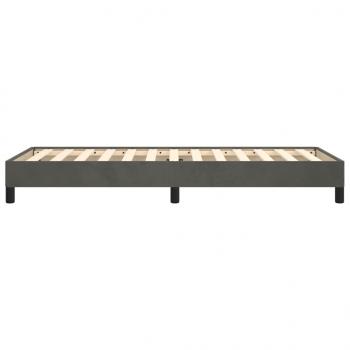 Bettgestell Dunkelgrau 90x190 cm Samt