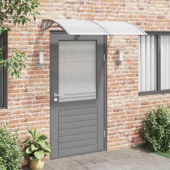 Türvordach Grau 150x100 cm Polycarbonat