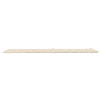 Sonnenliegen-Auflage Creme 186x58x3 cm Oxford-Gewebe