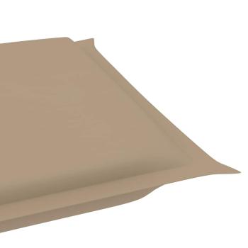 Schaukelliege mit Auflage Massivholz Teak