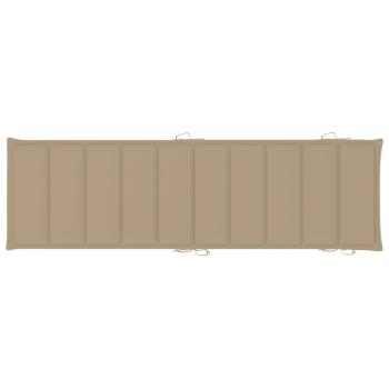 Schaukelliege mit Auflage Massivholz Teak