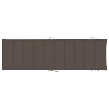 Schaukelliege mit Auflage Massivholz Teak