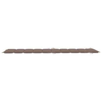 Schaukelliege mit Auflage Massivholz Teak