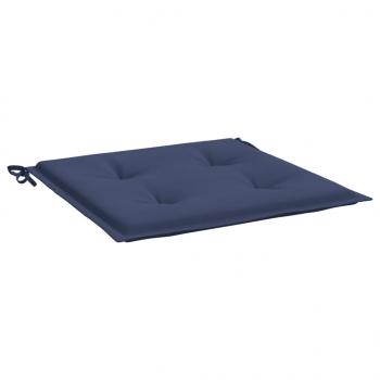 Palettenkissen 2 Stk. Marineblau 40x40x3 cm Oxford-Gewebe