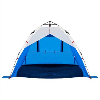 Strandzelt 3 Personen Azurblau Quick Release Wasserdicht