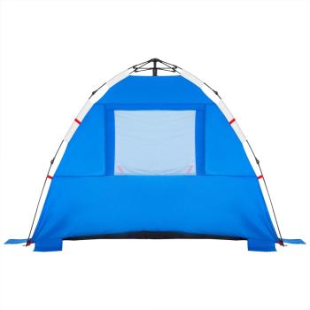 Strandzelt 3 Personen Azurblau Quick Release Wasserdicht