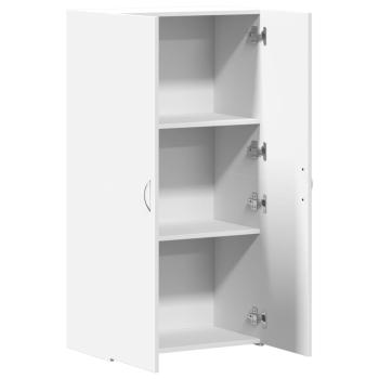 Aktenschrank Weiß 60x32x115 cm Holzwerkstoff
