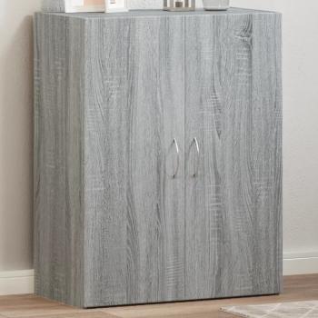 ARDEBO.de - Aktenschrank Grau Sonoma 60x32x77,5 cm Holzwerkstoff