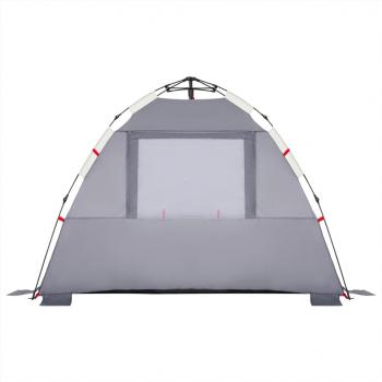 Strandzelt 3 Personen Grau Quick Release Wasserdicht