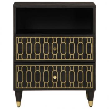 Nachttisch 50x33x60 cm Massivholz Mango