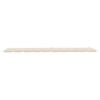 Schaukelliege mit Auflage Massivholz Teak