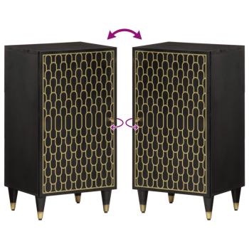 Beistellschrank 40x33x75 cm Massivholz Mango