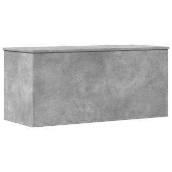 Truhe Betongrau 100x42x46 cm Holzwerkstoff