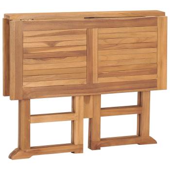 ARDEBO.de - Klappbarer Garten-Esstisch 90x90x75 cm Massivholz Teak