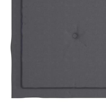 Gartenstuhl-Kissen 4 Stk. Anthrazit 50x50x3 cm Oxford-Gewebe
