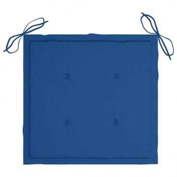 Gartenstuhl-Kissen 2 Stk. Königsblau 50x50x3 cm Oxford-Gewebe