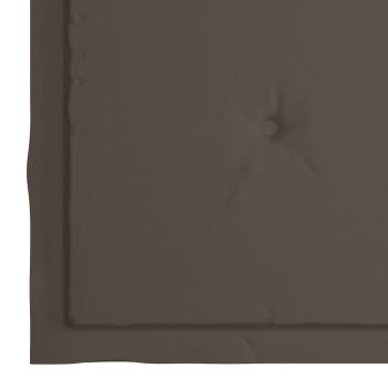 Gartenstuhl-Kissen 6 Stk. Taupe 40x40x3 cm Oxford-Gewebe