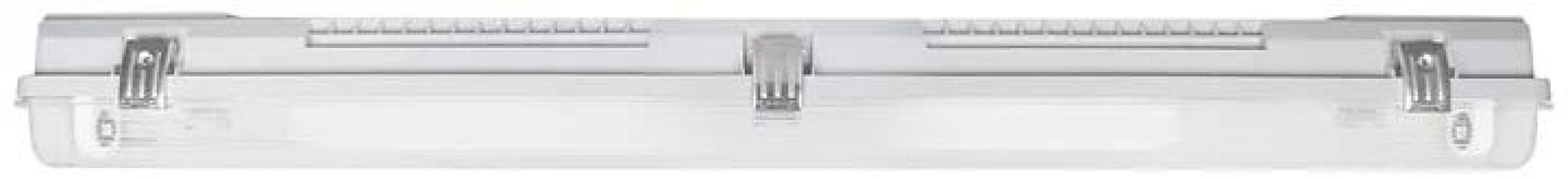 ARDEBO.de LEDVANCE DAMP PROOF HOUSING GEN 3 600 P 2XLAMP IP, Feuchtraumleuchten, T8-LED-Lampen, IP65, 220-240V, G13, grau (4099854118074)