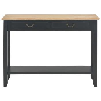 Konsolentisch Schwarz 110 x 35 x 80 cm Holz