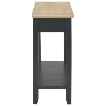 Konsolentisch Schwarz 110 x 35 x 80 cm Holz