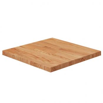 ARDEBO.de - Tischplatte Quadratisch Hellbraun 40x40x2,5cm Behandelte Eiche