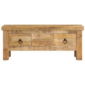 Couchtisch 90 x 45 x 35 cm Massivholz Mango