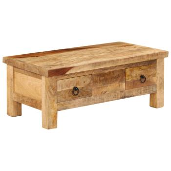 Couchtisch 90 x 45 x 35 cm Massivholz Mango