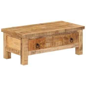 Couchtisch 90 x 45 x 35 cm Massivholz Mango
