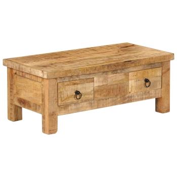 Couchtisch 90 x 45 x 35 cm Massivholz Mango