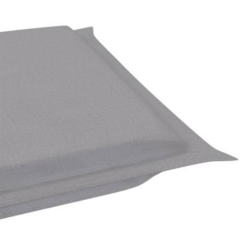 Sonnenliegen 2 Stk. mit Auflagen Massivholz Akazie